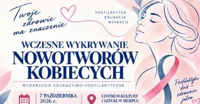 Spotkanie o nowotworach kobiecych odbędzie się 7 października